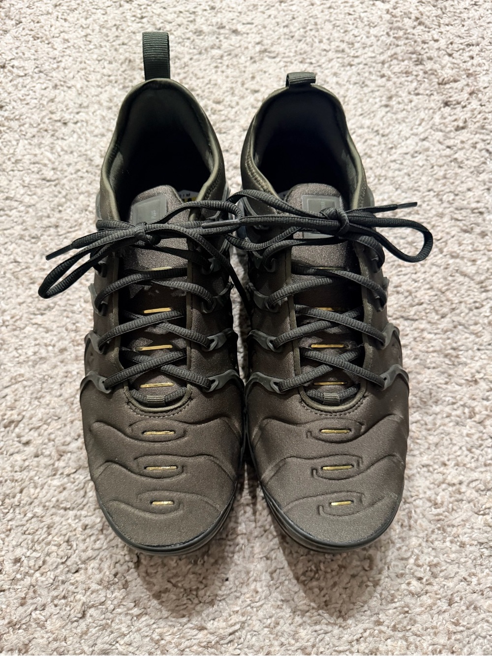 Nike Air VaporMax Plus Cargo Khaki 2018~Men’s Size 10~ 924453-300. ***NO BOX***